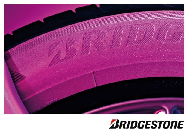 Bridgestone e le gomme rosa per una giusta causa