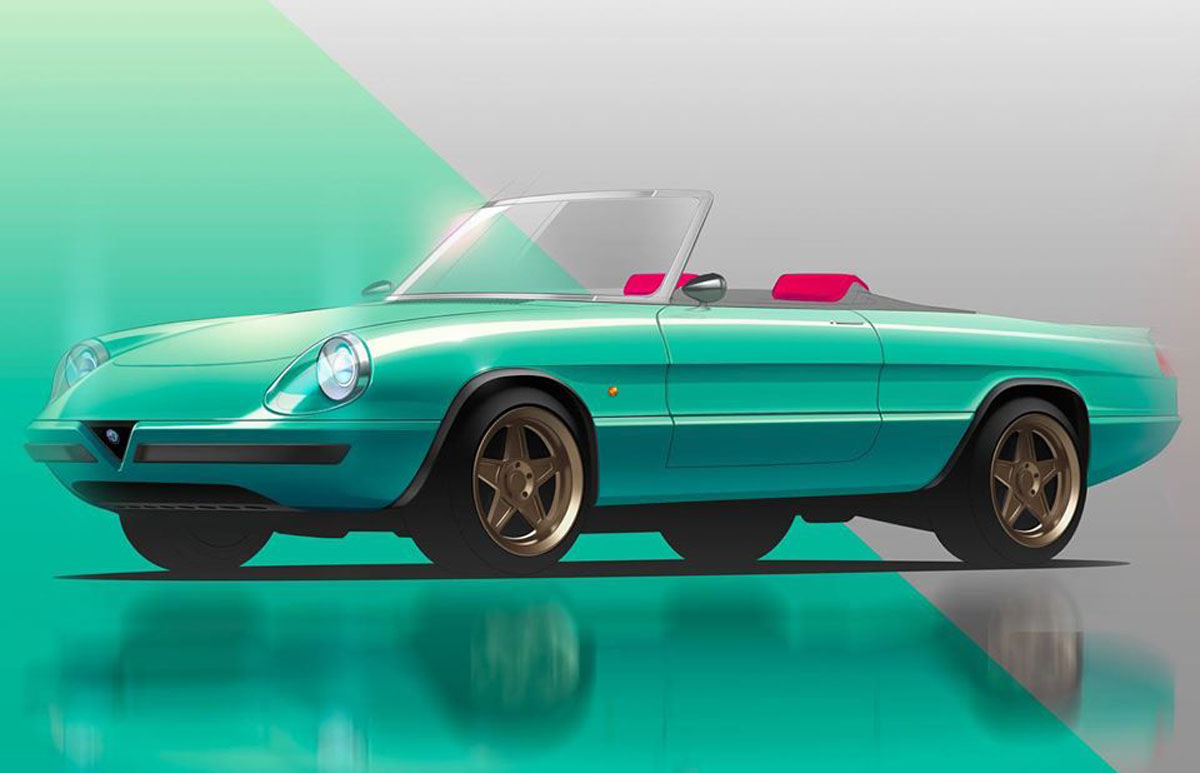 Alfa Romeo Spider elettrica