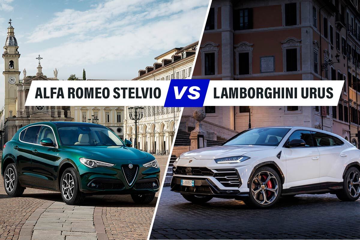 Alfa Romeo Stelvio Quadrifoglio vs Lamborghini Urus, il derby tra SUV tricolore