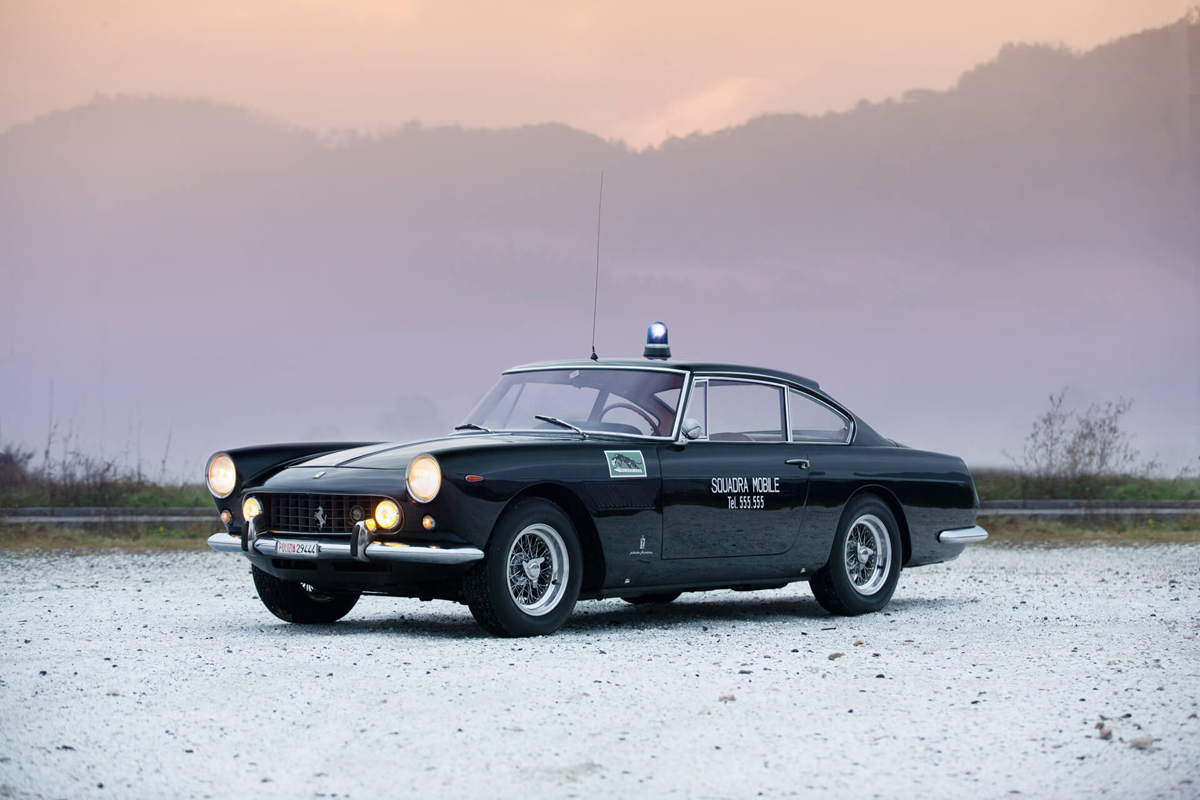 Ferrari 250 GTE Polizia, la “Pantera” del 1962 è in vendita