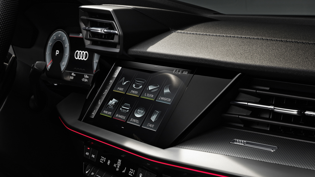 Il sistema di infotainment della nuova Audi A 3 Sedan
