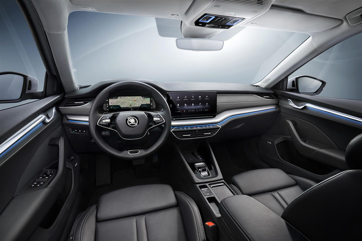 Gli interni della nuova Skoda Octavia