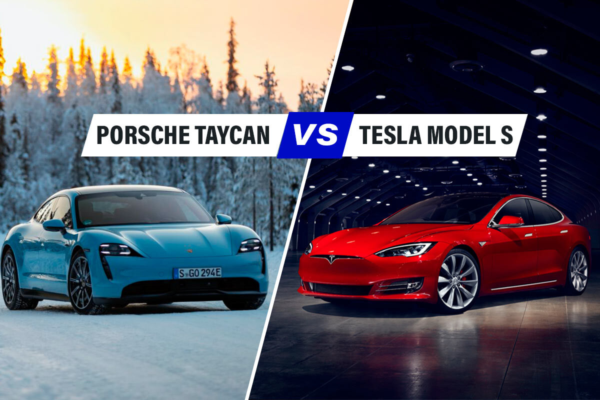 Porsche Taycan vs Tesla Model S, il confronto tra berline elettriche di classe