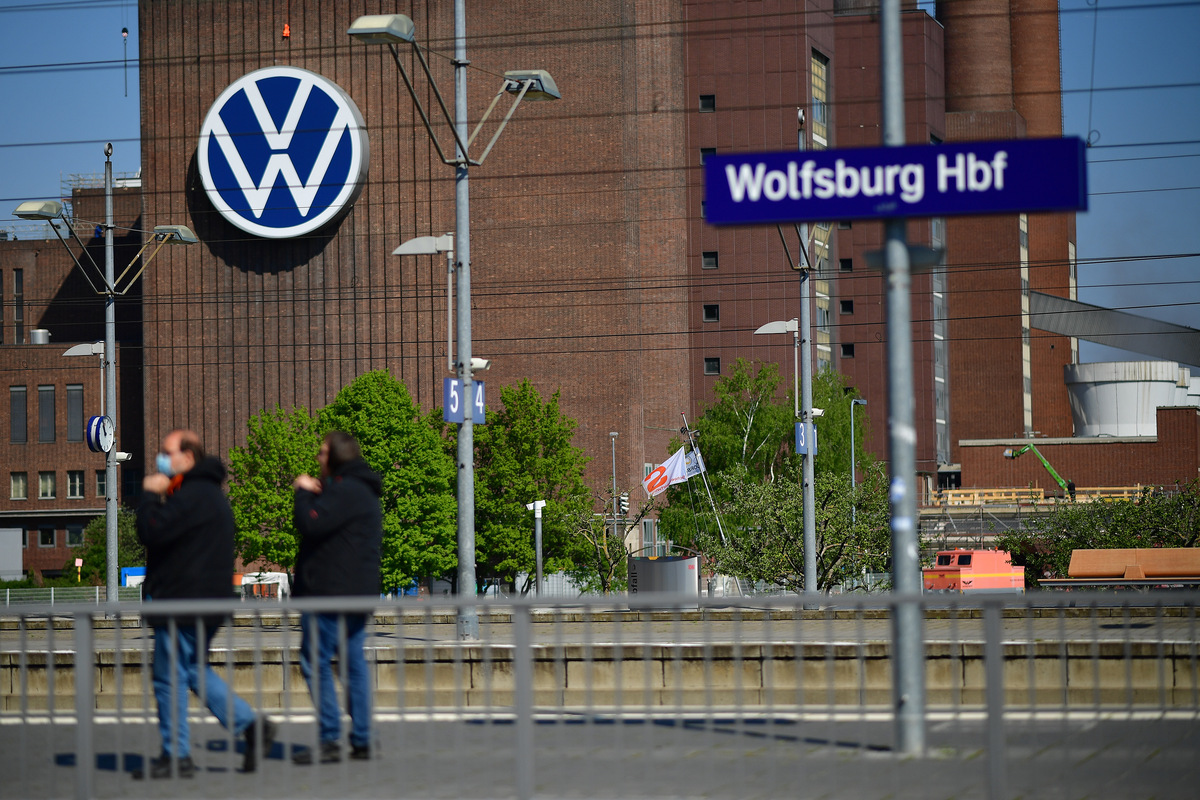 Una fabbrica Volkswagen