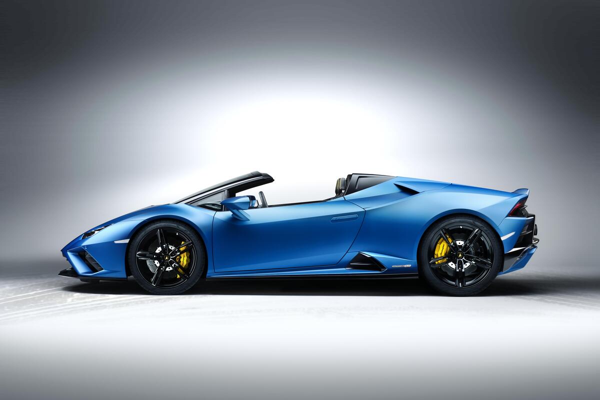 Un mix di tecnologia e forza la nuova Huracán Evo RWD Spyder