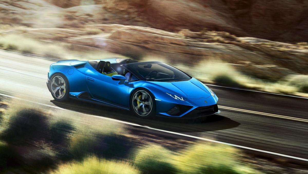 Lamborghini Huracán EVO RW Spyder, il bolide del Toro