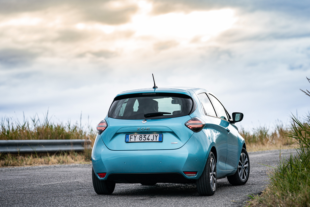 Il posteriore di Nuova Renault ZOE
