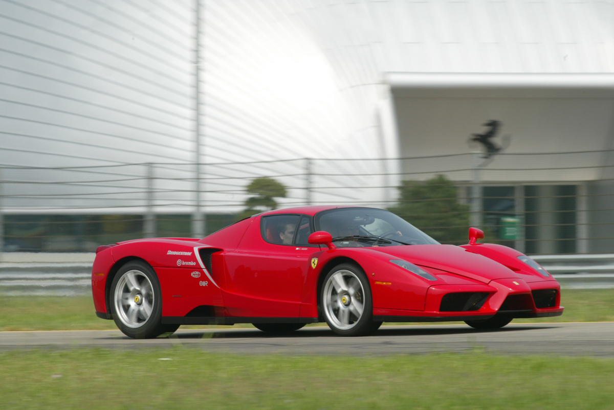 La Ferrari Enzo in pista