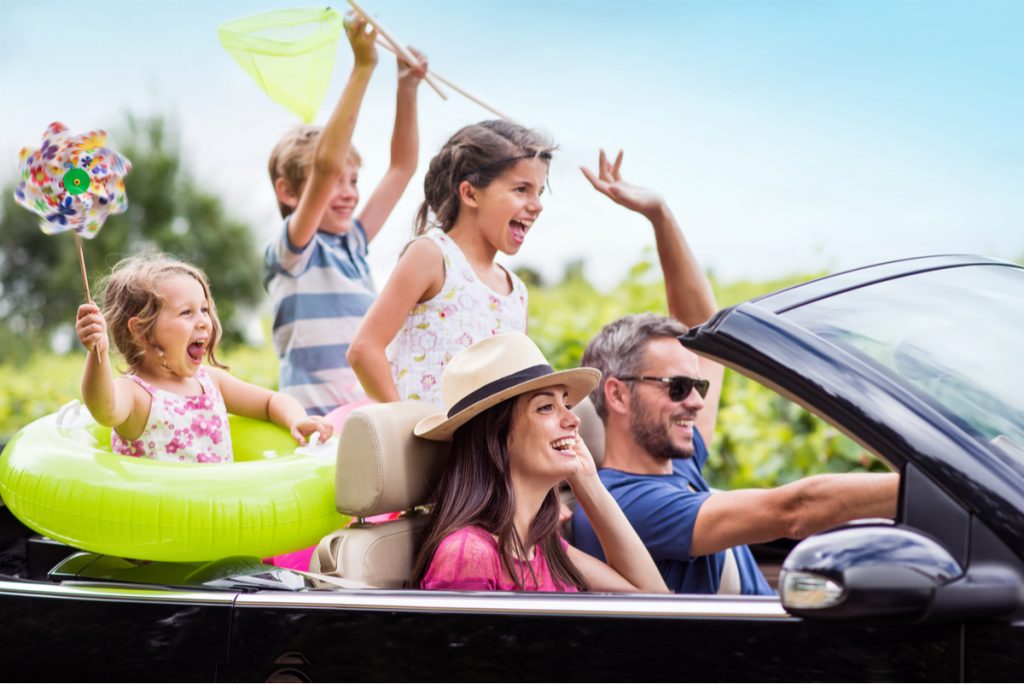 vacanze in auto con bambini