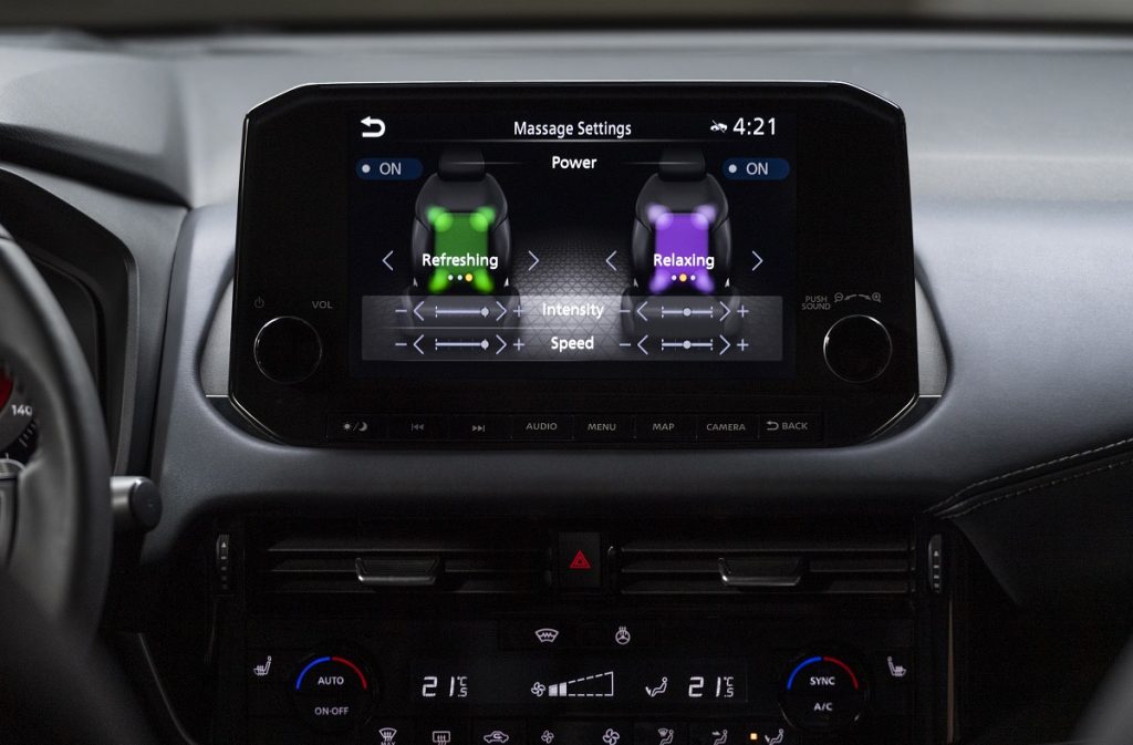 infotainment nuovo Nissan Qashqai