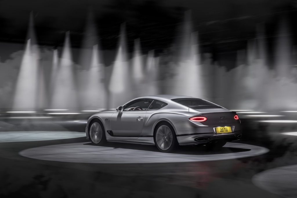 Bentley Continental GT Speed profilo posteriore