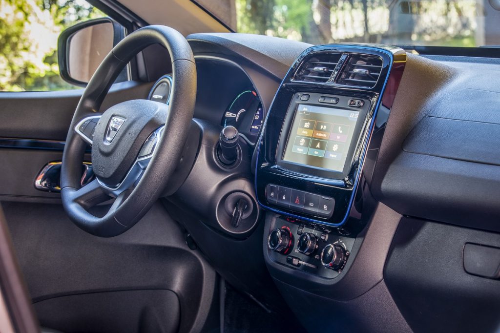 Dacia Spring infotainment