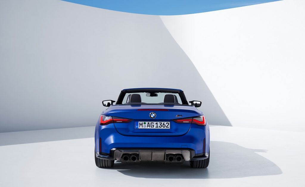 BMW M4 Competition XDrive Cabrio posteriore