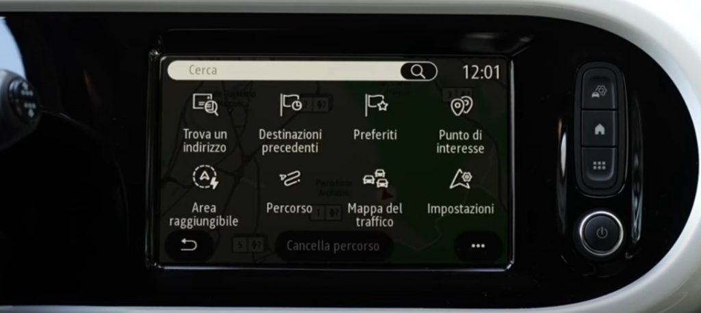 infotainment Renault Twingo Z.E.