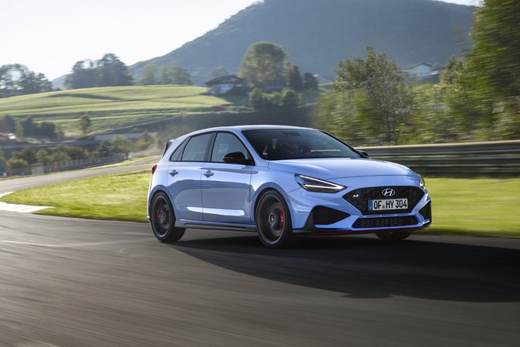 Hyundai i30 N in strada