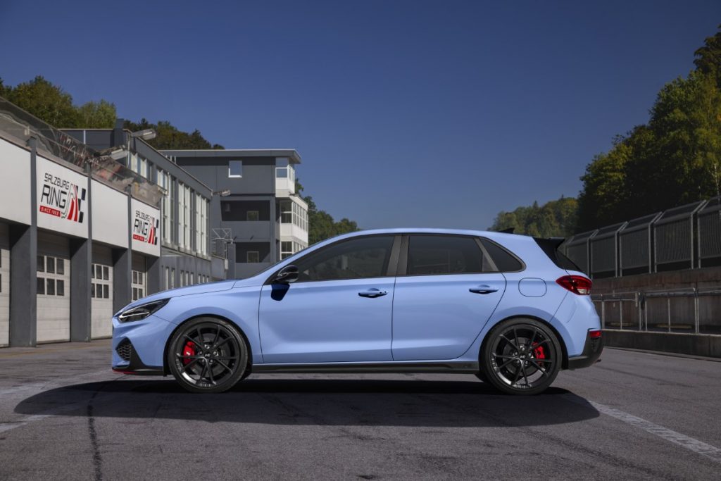 Hyundai i30 N profilo laterale