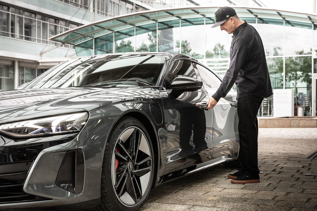 auto elettriche Audi con ken Block