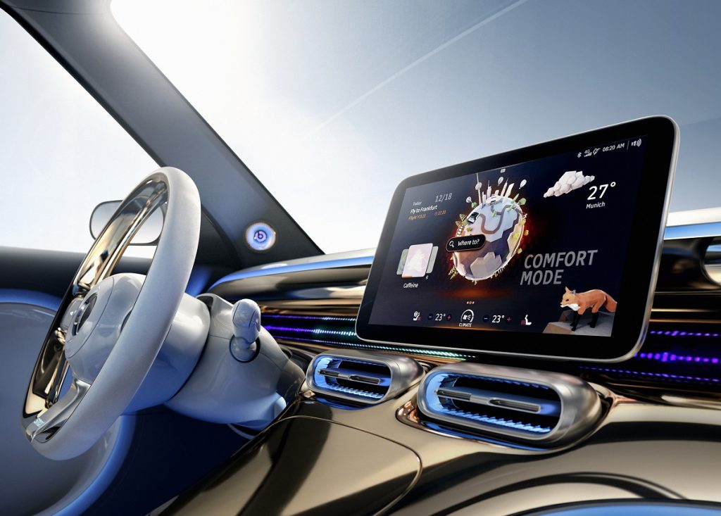 smart concept #1 infotainment