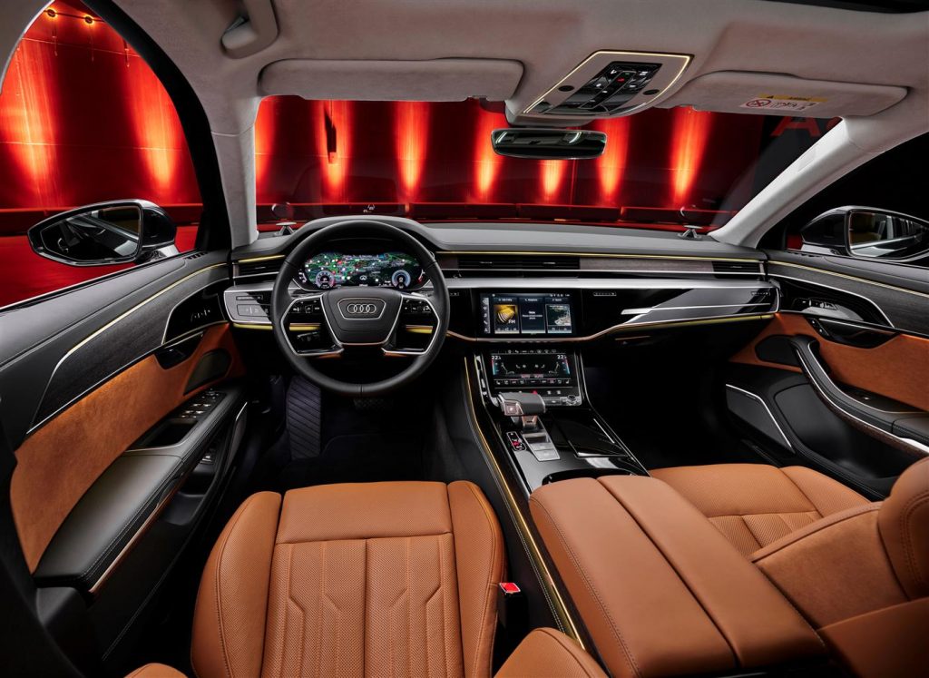 nuova Audi A8 interni