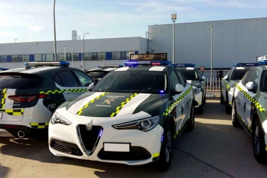 Alfa Romeo Stelvio in dotazione alla Guardia Civil