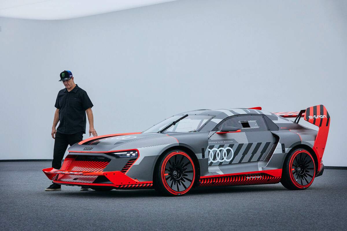L'Audi S1 Hoonitron di Ken Block