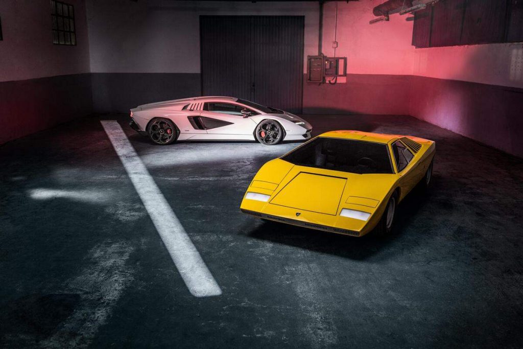 I due modelli di Lamborghini Countach