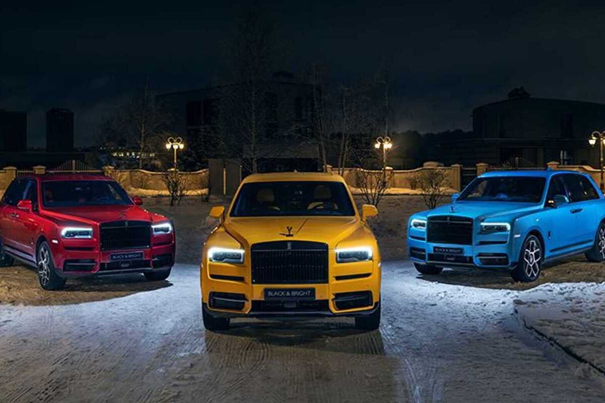 Rolls-Royce Cullinam Black and Bright