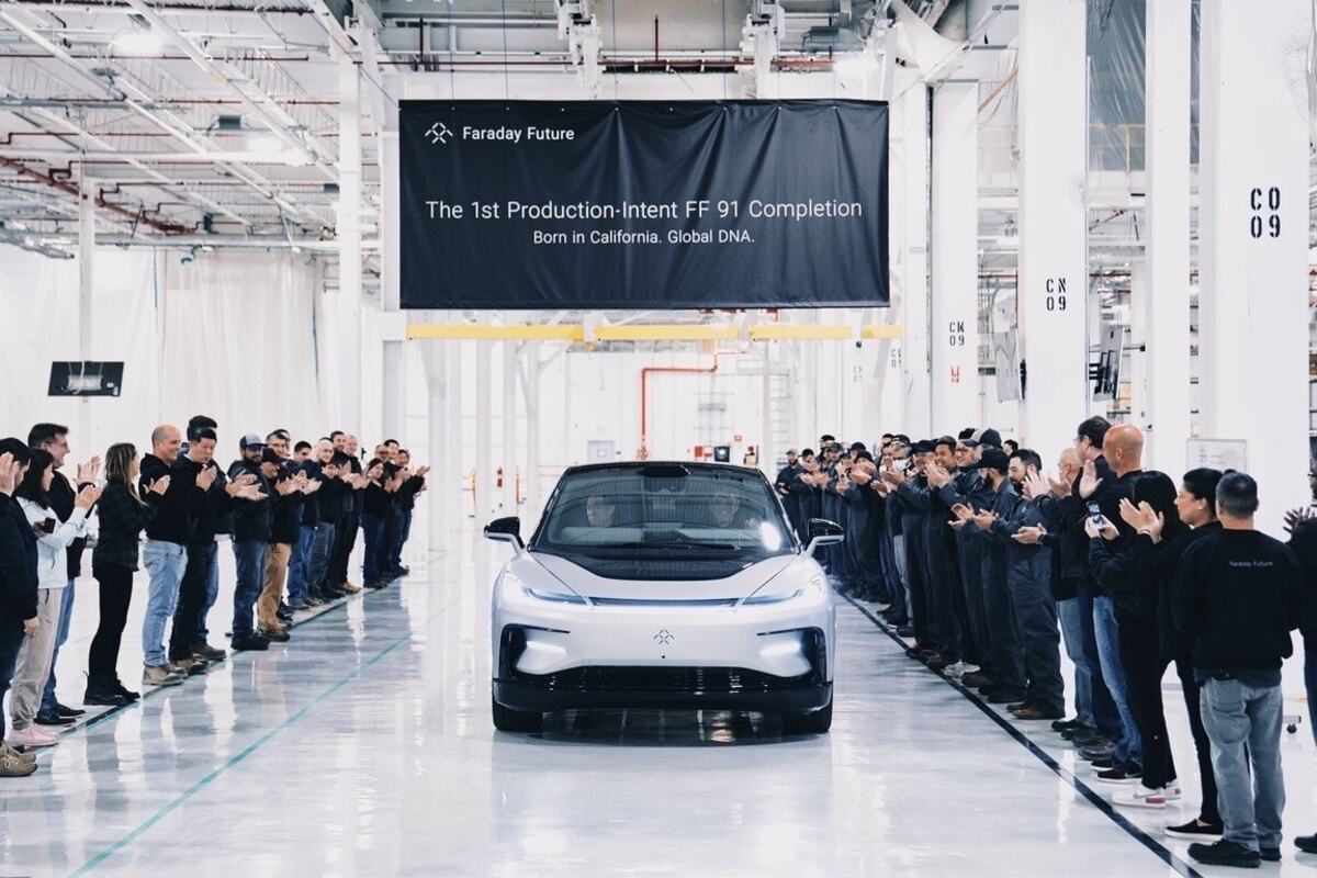 Faraday Future FF 91, svelato il primo esemplare