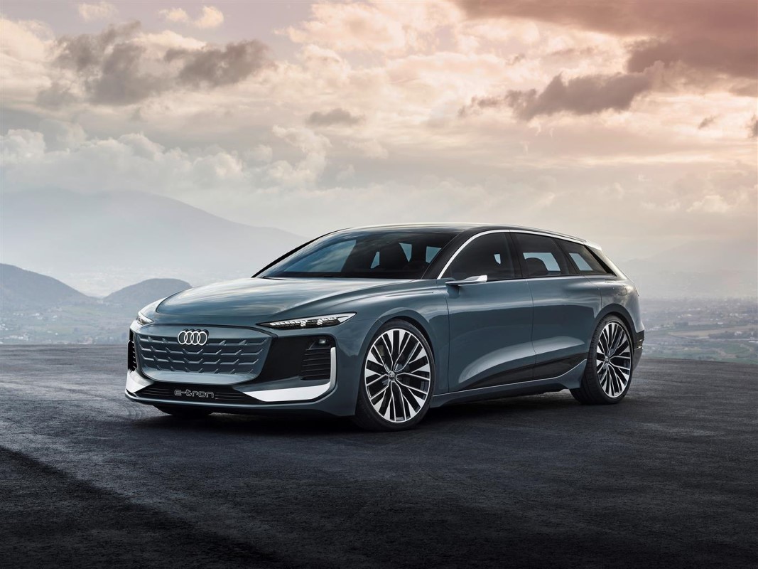 Audi A6 Avant e-tron concept profilo anteriore