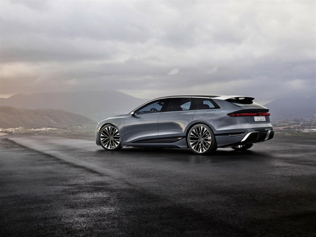 Audi A6 Avant e-tron concept profilo posteriore