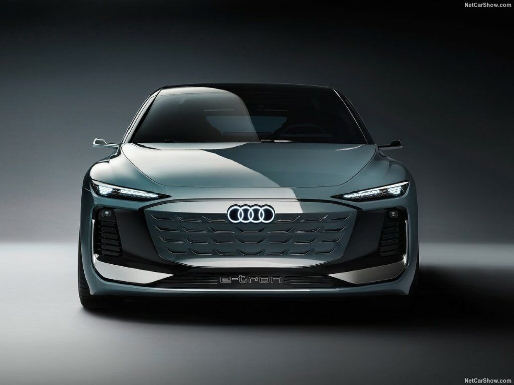 Audi A6 Avant e-tron concept vista anteriore