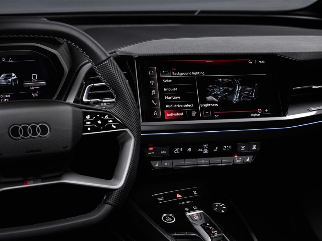 Audi Q4 e-tron nuovo display