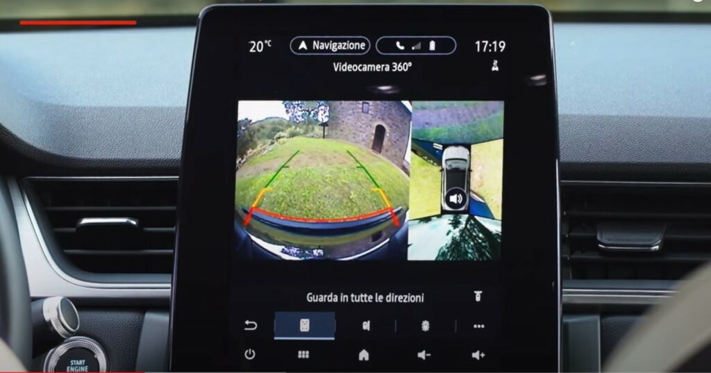 parking camera Renault Captur E-TECH