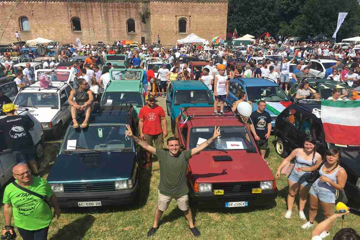 Il raduno dedicato alla Fiat Panda