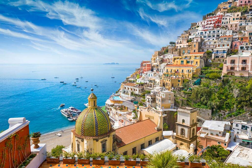 positano vita dall'alto