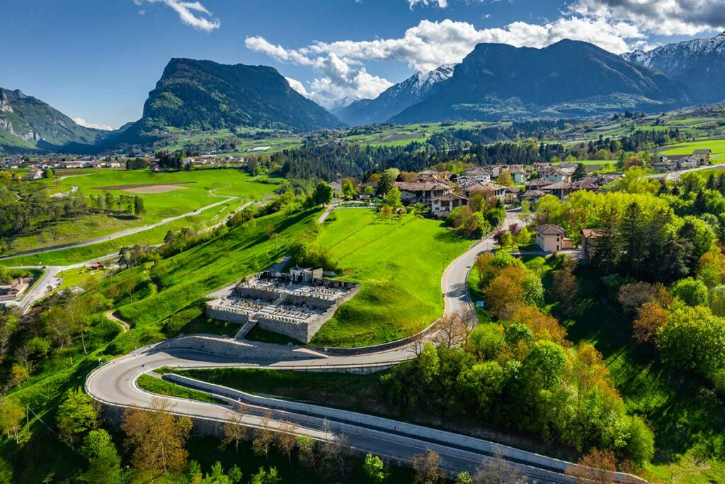 vista strada del trentino