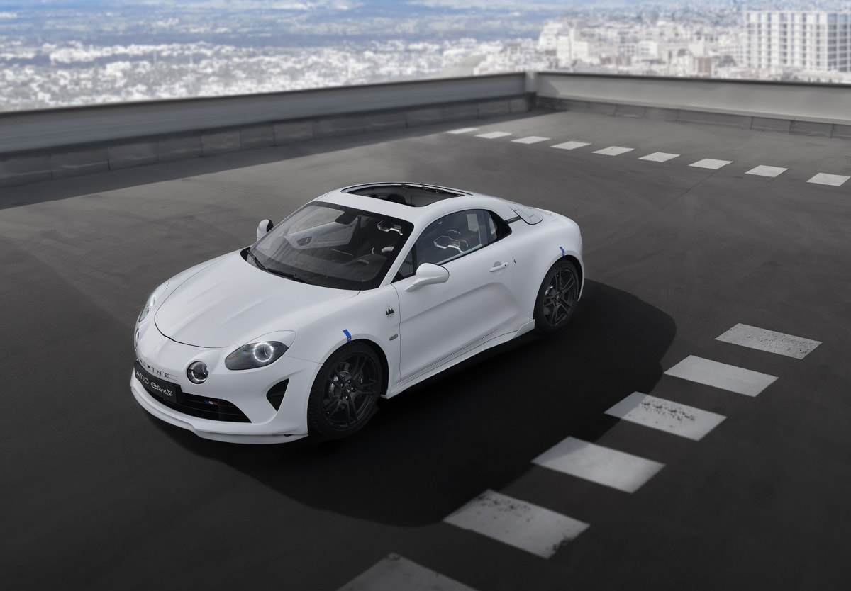 Alpine A110 E-ternité, un prototipo 100% elettrico a Le Castellet