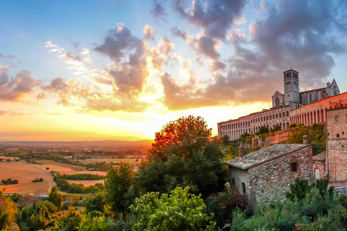 panorama con vista assisi