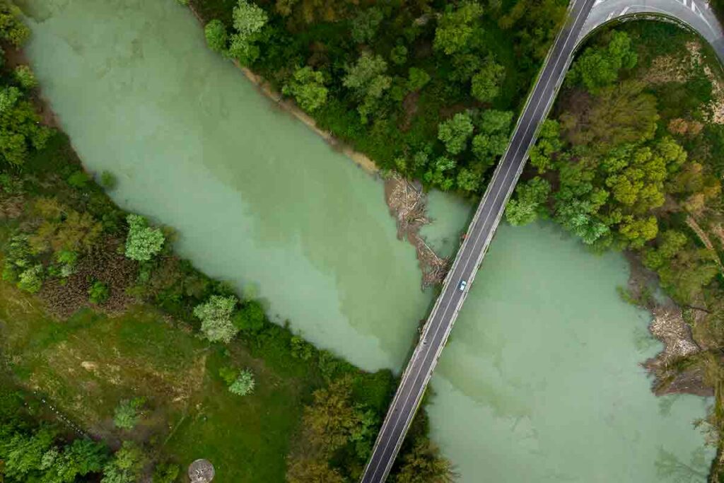 ponte sul fiume ciociaria