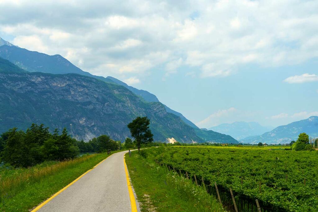 tratto Kaiserjägerstraße in trentino