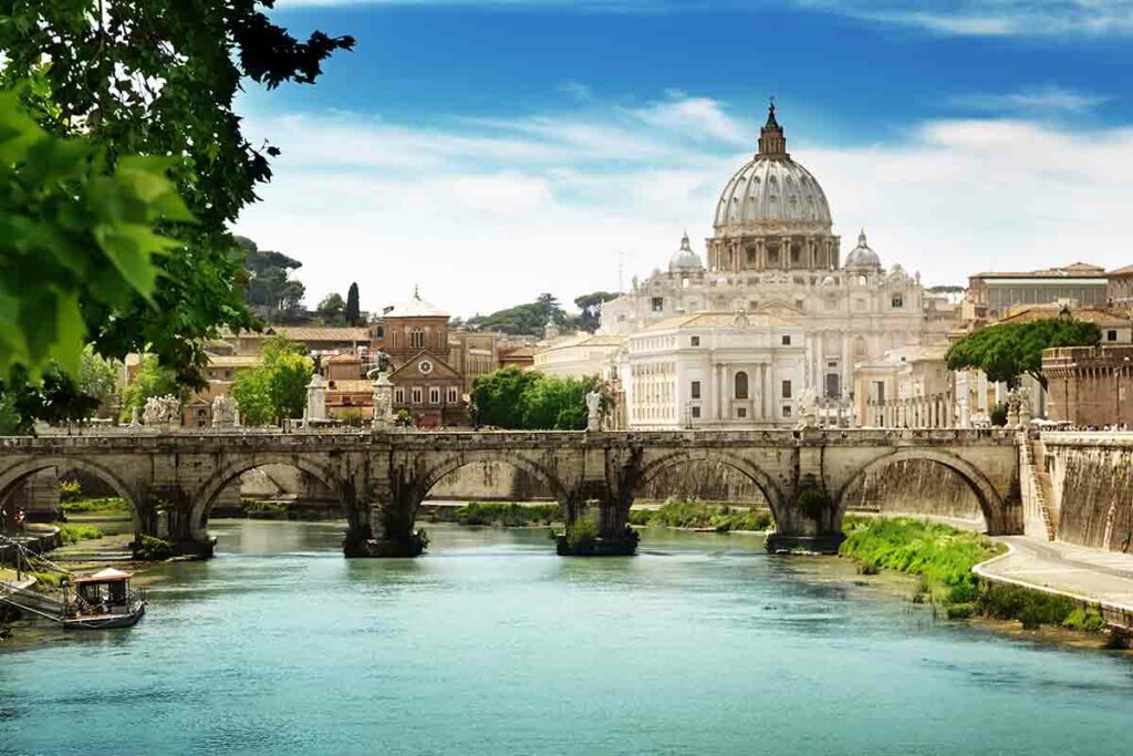 vista di roma dal tevere