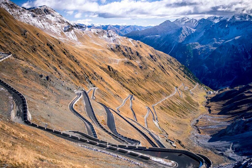 vista passo dello stelvio