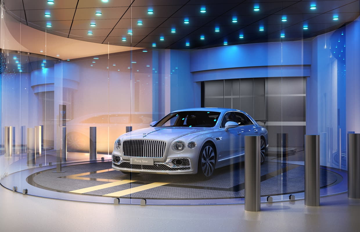 Bentley ha un ascensore per auto che porta direttamente in appartamento