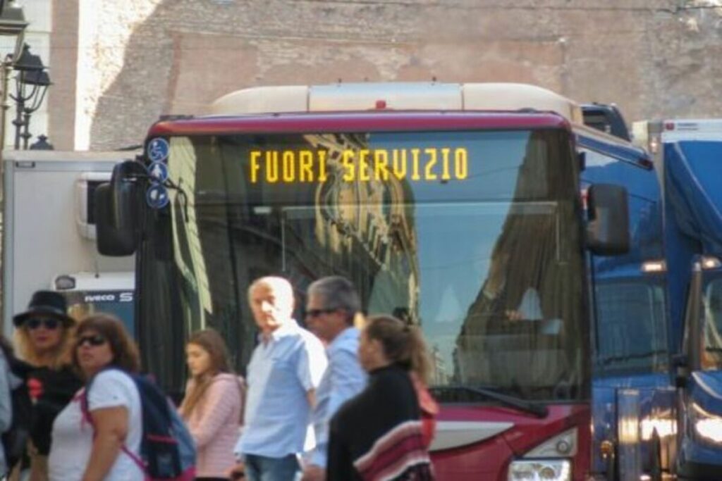 Un autobus a Roma