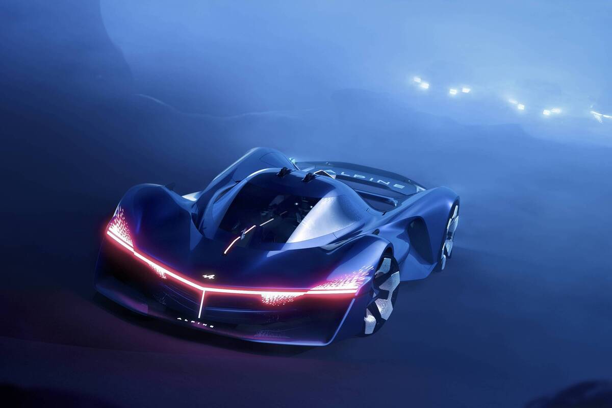 Alpine Alpenglow, l’auto a idrogeno che arriva dal futuro