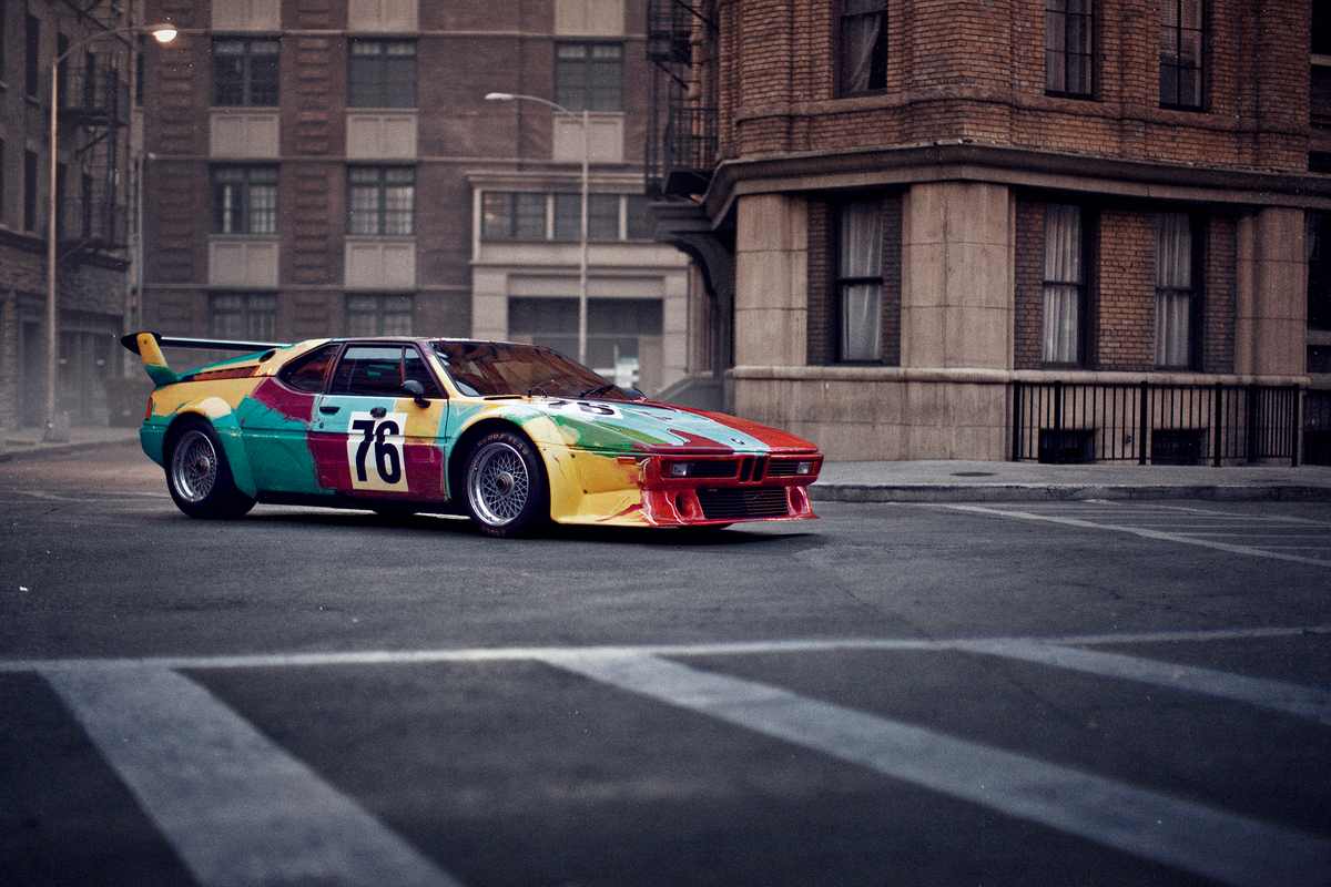 BMW M1, ecco l’esemplare dipinto da Andy Warhol