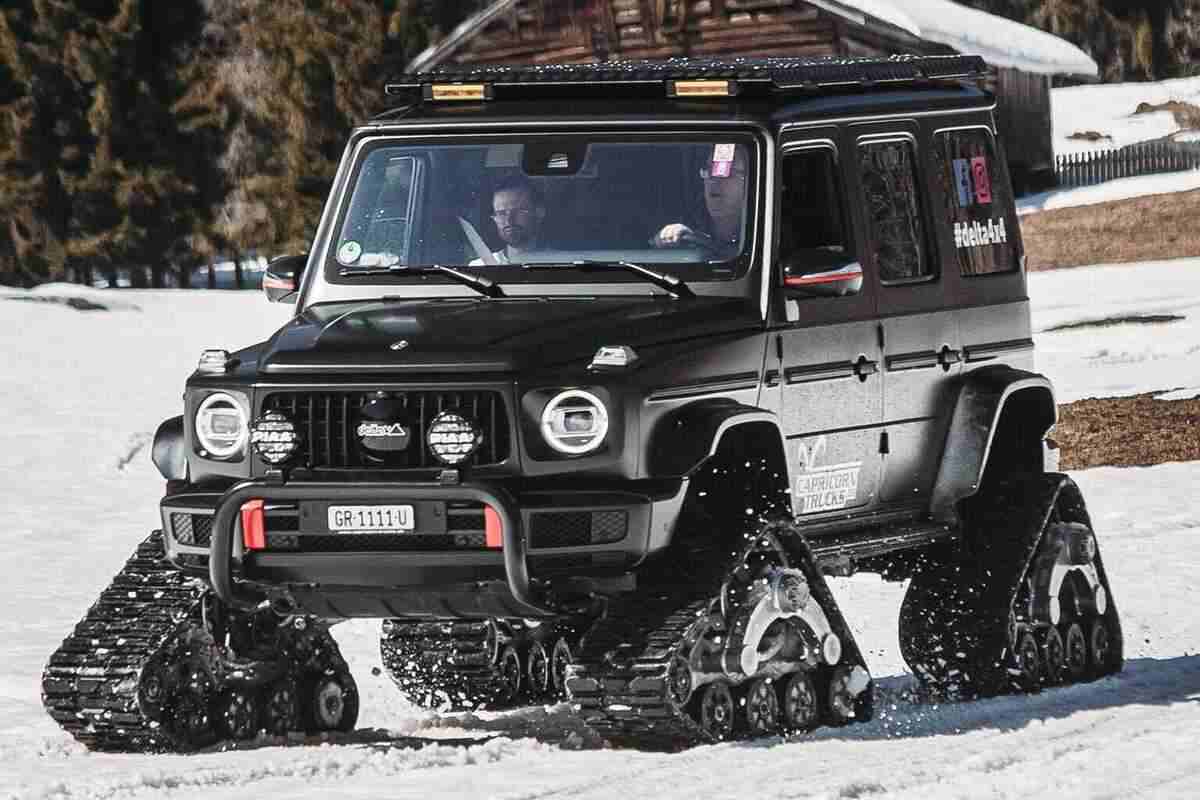 Mercedes Classe G, da fuoristrada a gatto delle nevi