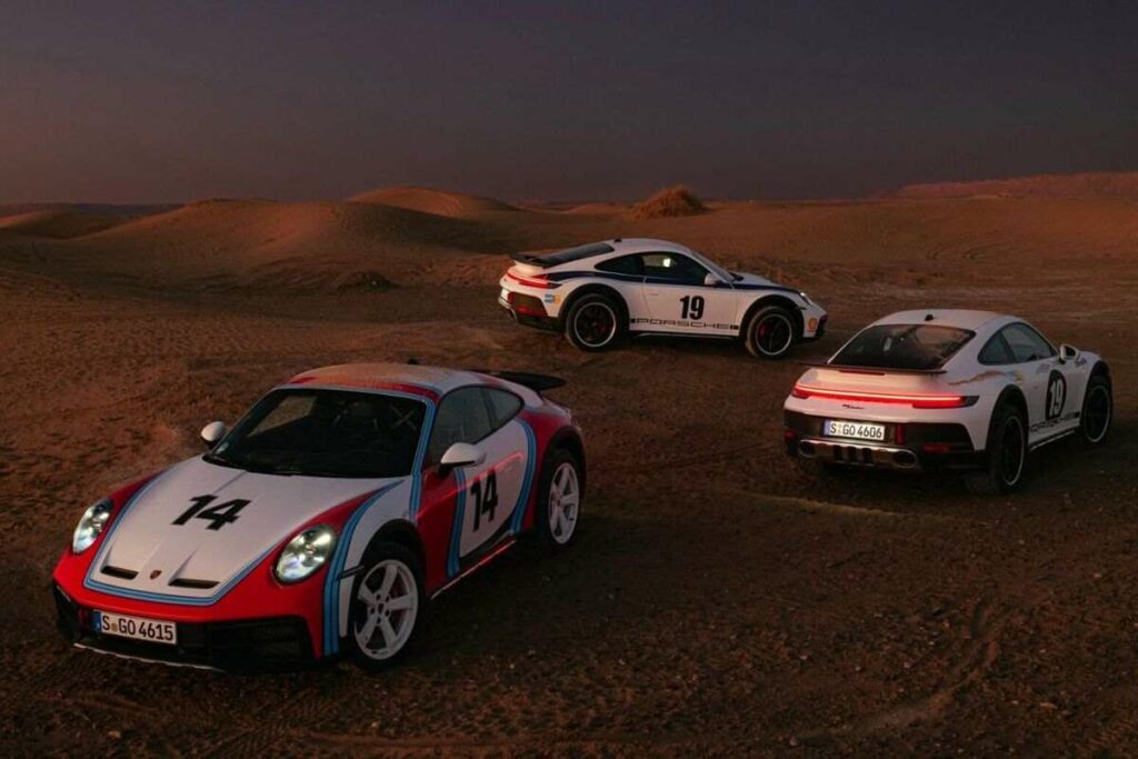 Porsche 911 Dakar nelle 3 nuove livree