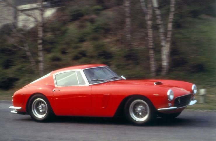 Ferrari 250 GT finita in disgrazia