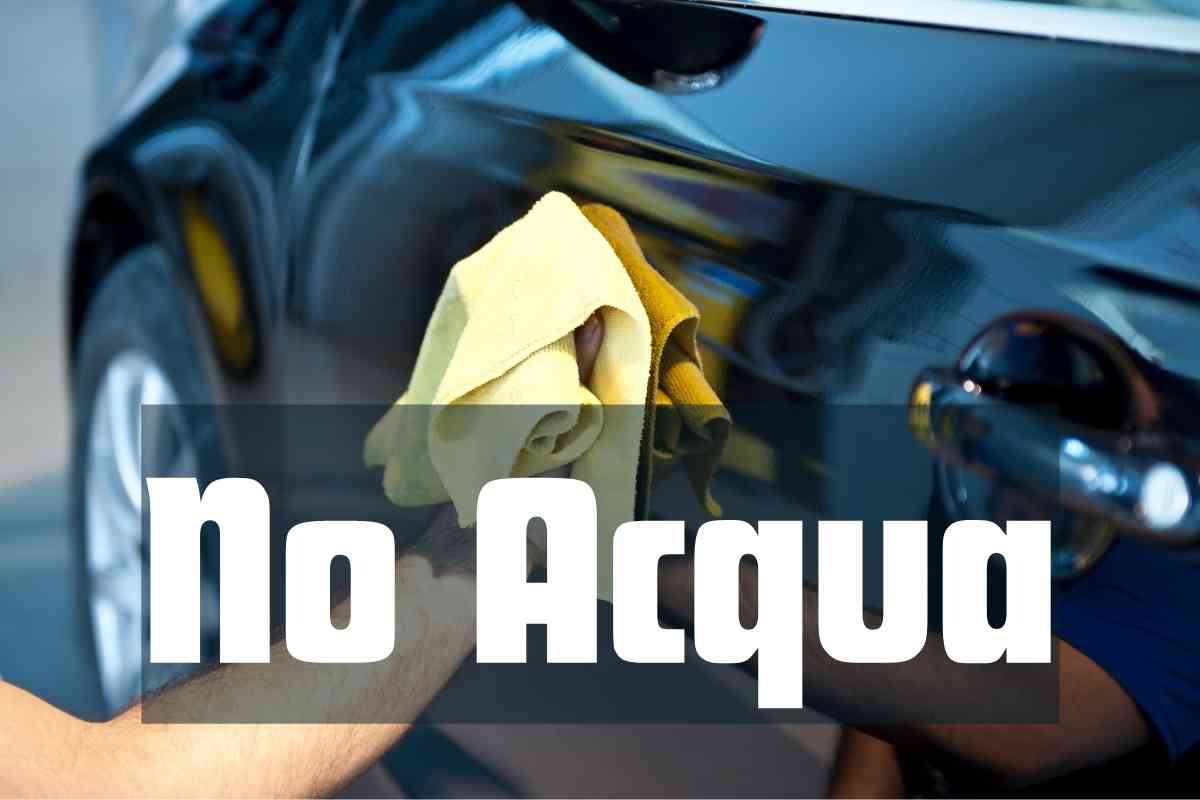 Lavaggio no acqua